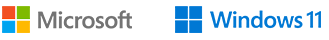 Microsoft Logo & Windows 10 Logo